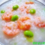 鲜虾青豆粥