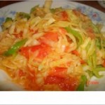 西红柿炒卷心菜