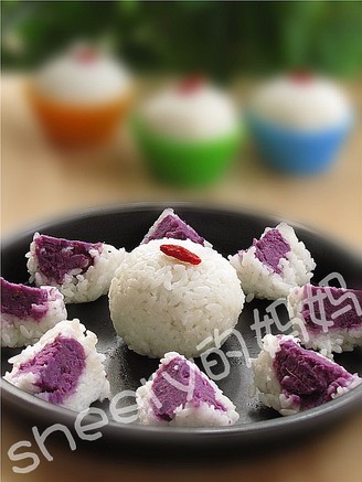 【春游美食】紫薯饭团的做法