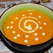 南瓜胡萝卜奶油浓汤
