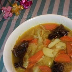 咖喱包菜土豆汤