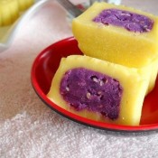 紫薯玉米粘糕