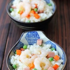 豌豆虾仁炒饭