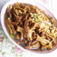 腐竹炒肉