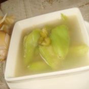 丝瓜榨菜虾皮汤