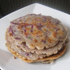 紫薯蛋饼
