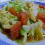 清炒西红柿圆白菜