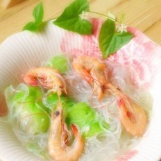 节瓜鲜虾汤