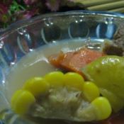 栗子玉米龙骨汤