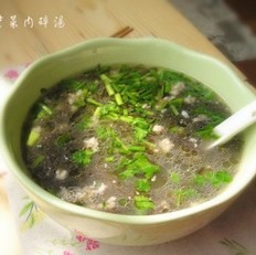 紫菜肉碎汤
