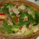 砂锅冻豆腐