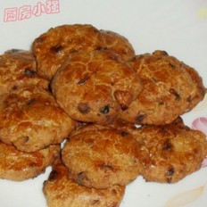 红枣燕麦核桃饼
