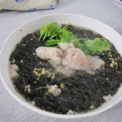 鱼饺紫菜汤