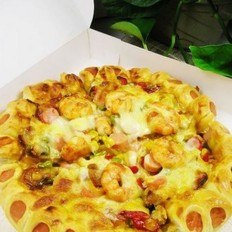 花边鲜虾披萨