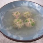 生菜丸子汤