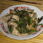 豆腐煎芹菜