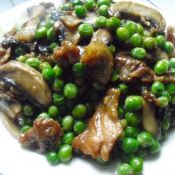 青豆蘑菇肉片