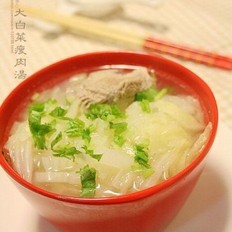 大白菜瘦肉汤