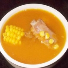 南瓜玉米排骨汤