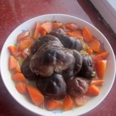 香菇炖胡萝卜块