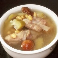 苦瓜蚝豉黄豆排骨汤
