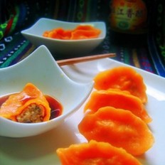 南瓜猪肉香菇水饺