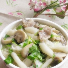蘑菇粿汁汤