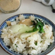 火腿肠青菜炒饭