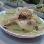 香菇猪油炒芥菜