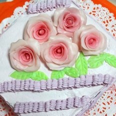 巧克力玫瑰生日蛋糕