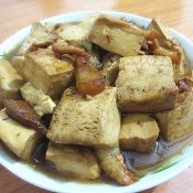 豆腐焖肉
