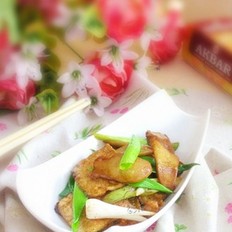 鸡腿菇炒豆腐
