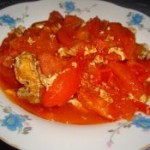 鸡蛋清炒西红柿