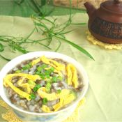 毛豆紫菜咸粥