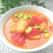 西红柿日本豆腐汤