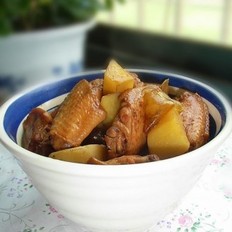 粉皮鸡翅炖土豆