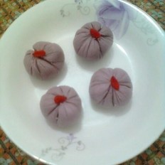 奶香紫薯茶巾
