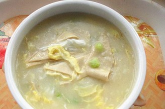 豆腐皮鸡蛋汤