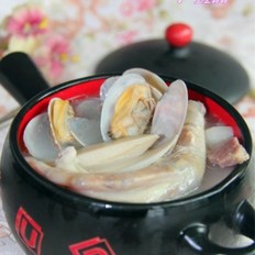 鸭掌杏鲍菇蛤蜊汤