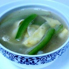 丝瓜蛋皮汤