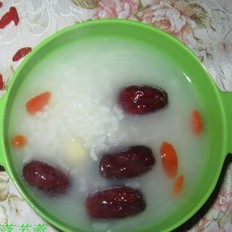 红枣莲子糯米粥