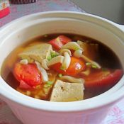 番茄豆腐菌菇汤