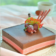 巧克力树莓慕斯蛋糕