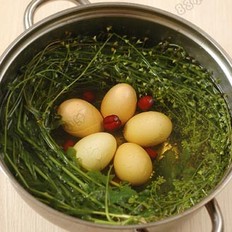 地菜花煮鸡蛋