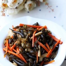 菌菇炒海茸丝