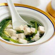芥菜肉末豆腐汤