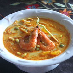泰式咖喱鲜虾汤