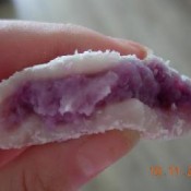 紫番薯芋头糯米糍