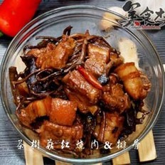 茶树菇红烧肉的做法