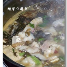 酸菜豆腐鱼
